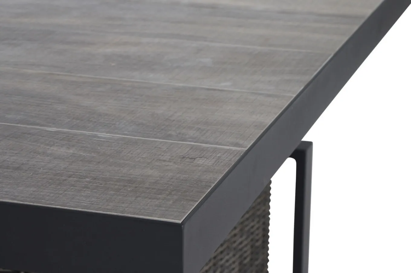 Outlet Corido Lifttisch, charcoal, Alu/Gardino®-Geflecht, 160 x 90 cm, höhenverstellbar Gartentische|Gartenlounge