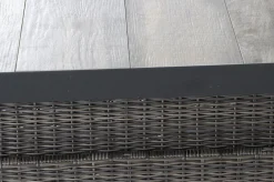Outlet Corido Lifttisch, charcoal, Alu/Gardino®-Geflecht, 160 x 90 cm, höhenverstellbar Gartentische|Gartenlounge