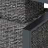 Sale Corido Lifttisch, charcoal, Alu/Gardino®-Geflecht, 130 x 75 cm, höhenverstellbar Gartentische|Gartenlounge
