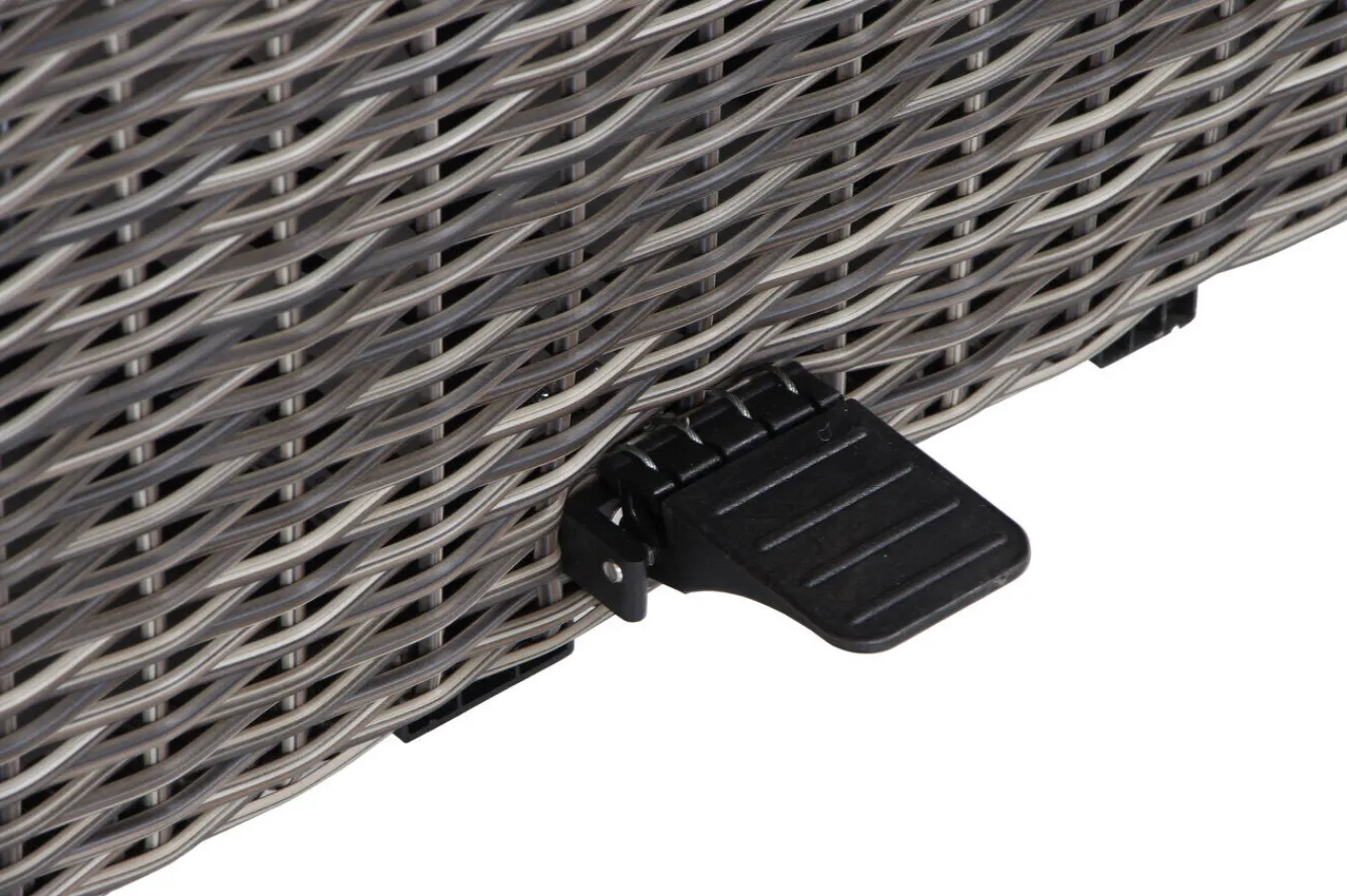 Sale Corido Lifttisch, charcoal, Alu/Gardino®-Geflecht, 130 x 75 cm, höhenverstellbar Gartentische|Gartenlounge