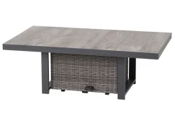 Sale Corido Lifttisch, charcoal, Alu/Gardino®-Geflecht, 130 x 75 cm, höhenverstellbar Gartentische|Gartenlounge