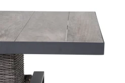 Sale Corido Lifttisch, charcoal, Alu/Gardino®-Geflecht, 130 x 75 cm, höhenverstellbar Gartentische|Gartenlounge