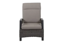 Discount Corido Loungesessel, charcoal, Alu / Gardino®-Geflecht, 73x87x103 cm Polyrattan-Gartenmöbel|Gartenstühle & Gartensessel