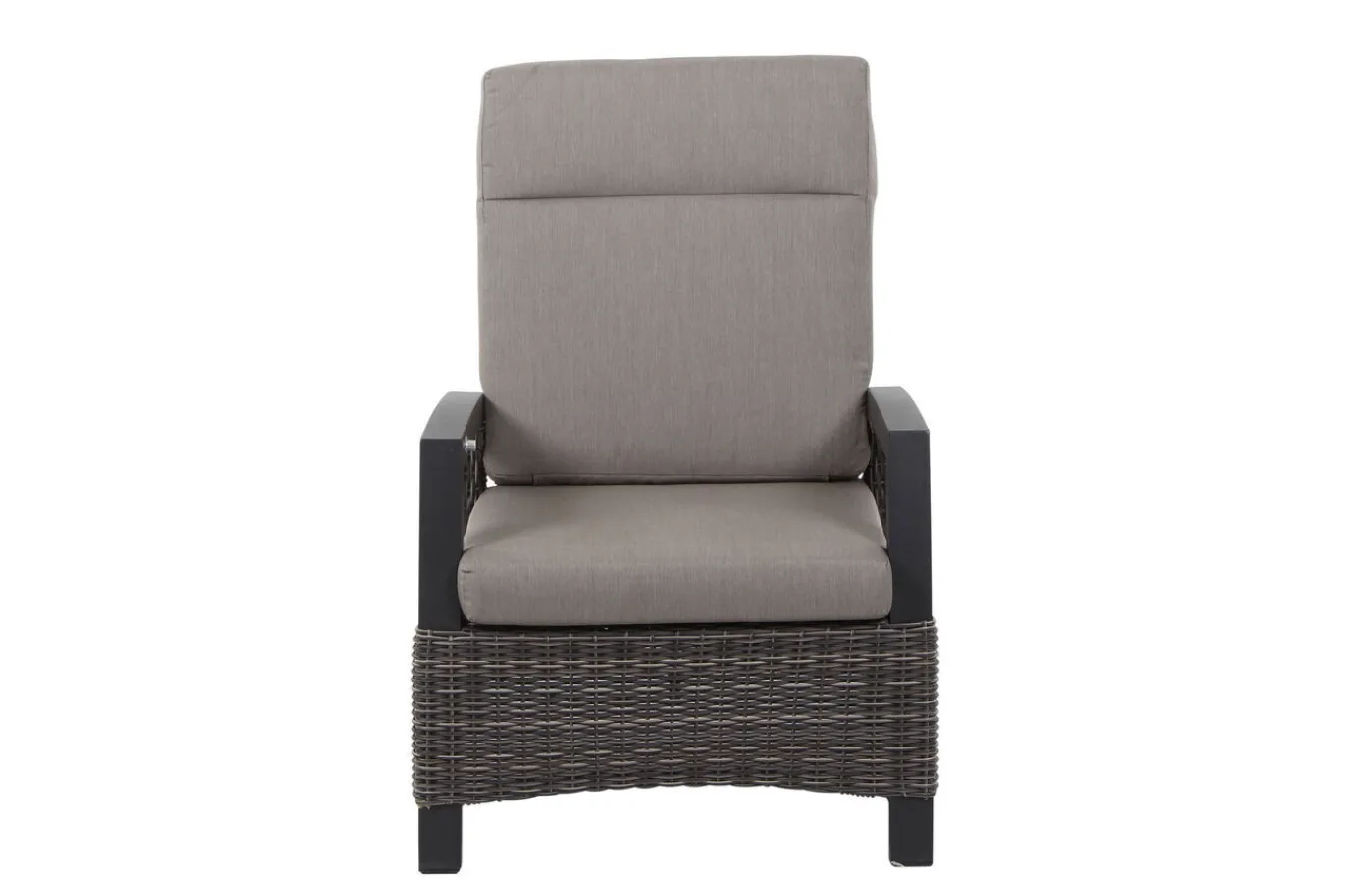 Discount Corido Loungesessel, charcoal, Alu / Gardino®-Geflecht, 73x87x103 cm Polyrattan-Gartenmöbel|Gartenstühle & Gartensessel