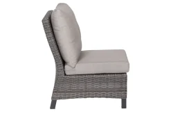 Outlet Corido Mittelelement, charcoal, Alu / Gardino®-Geflecht, 60x83x88 cm Polyrattan-Gartenmöbel|Aluminium-Gartenmöbel