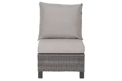 Outlet Corido Mittelelement, charcoal, Alu / Gardino®-Geflecht, 60x83x88 cm Polyrattan-Gartenmöbel|Aluminium-Gartenmöbel