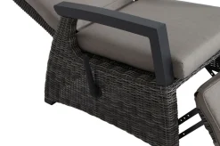 Online Corido Relaxsessel, charcoal, Alu / Gardino®-Geflecht, 73x87x103 cm, verstellbar Polyrattan-Gartenmöbel|Aluminium-Gartenmöbel