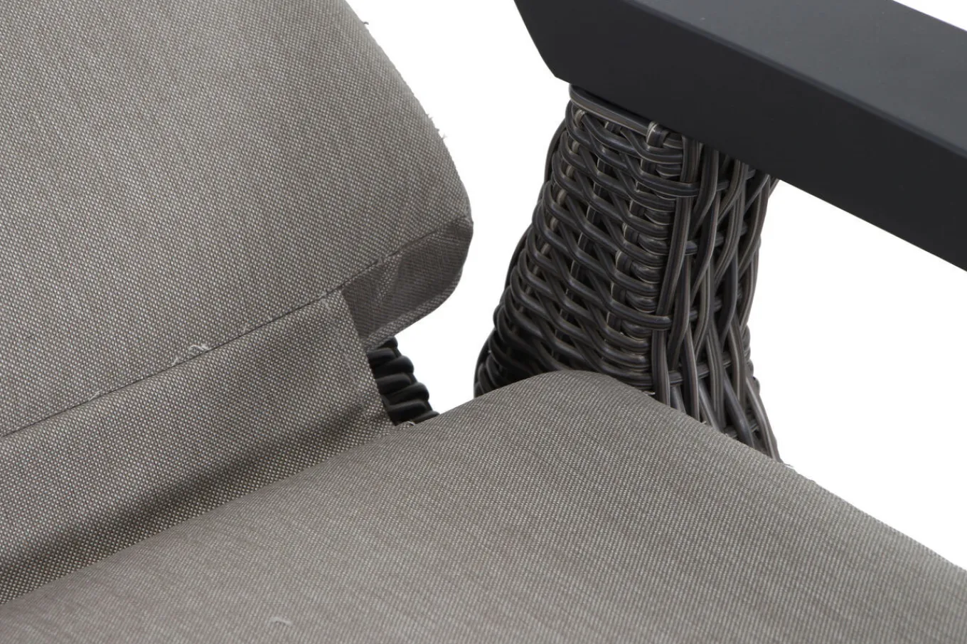 Online Corido Relaxsessel, charcoal, Alu / Gardino®-Geflecht, 73x87x103 cm, verstellbar Polyrattan-Gartenmöbel|Aluminium-Gartenmöbel