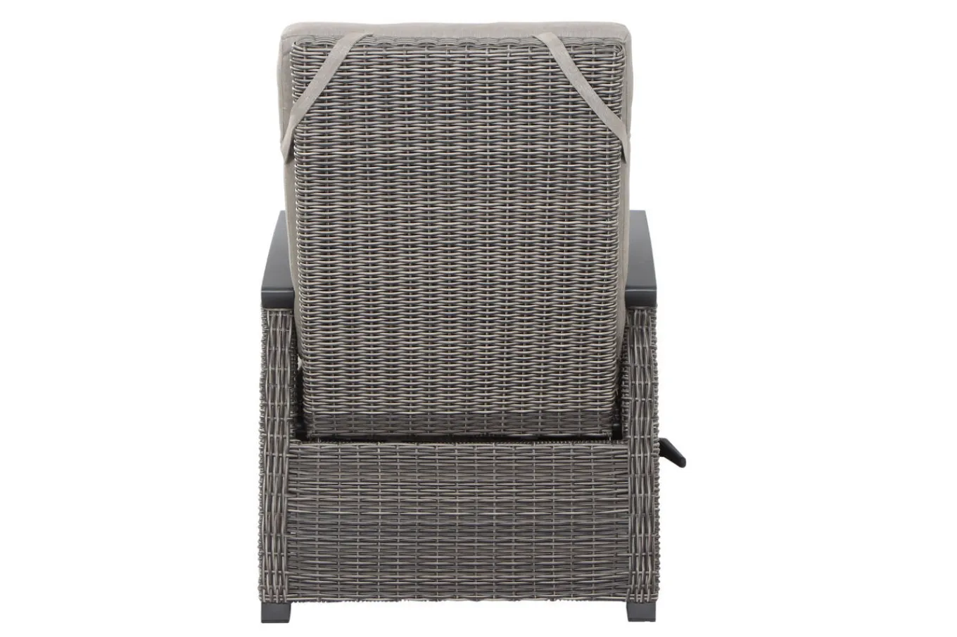 Online Corido Relaxsessel, charcoal, Alu / Gardino®-Geflecht, 73x87x103 cm, verstellbar Polyrattan-Gartenmöbel|Aluminium-Gartenmöbel