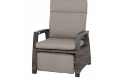 Online Corido Relaxsessel, charcoal, Alu / Gardino®-Geflecht, 73x87x103 cm, verstellbar Polyrattan-Gartenmöbel|Aluminium-Gartenmöbel