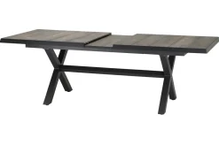 Discount Corido / Sincro Garten-Essgruppe, charcoal, Alu / Gardino®-Geflecht, 8 Diningsessel, Ausziehtisch 200/260 x 100 cm Polyrattan-Gartenmöbel|Garten-Essgruppen