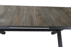 Discount Corido / Sincro Garten-Essgruppe, charcoal, Alu / Gardino®-Geflecht, 8 Diningsessel, Ausziehtisch 200/260 x 100 cm Polyrattan-Gartenmöbel|Garten-Essgruppen