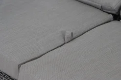 Best Corido 3-Sitzer Sofa, charcoal, Alu / Gardino®-Geflecht, 206x87x103 cm, verstellb. Rückenlehnen Polyrattan-Gartenmöbel|Gartenlounge