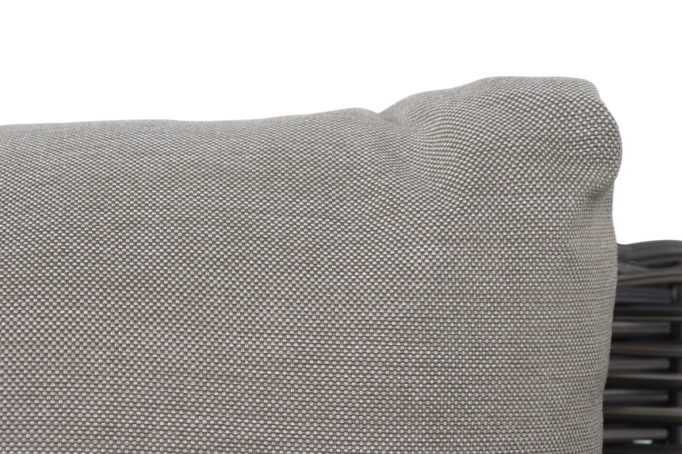 Corido 2-Sitzer Sofa, charcoal, Alu / Gardino®-Geflecht, 136x83x88 cm, Armlehne links Polyrattan-Gartenmöbel|Gartenlounge
