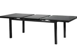Discount Garten-Essgruppe, anthrazit/grau, Alu/Polyrattan, Ausziehtisch 180/240 x 100 cm, inkl. 6 Diningsessel Garten-Essgruppen|Aluminium-Gartenmöbel