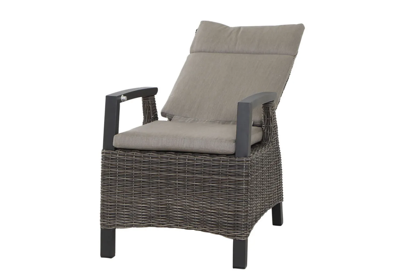 Discount Garten-Essgruppe, anthrazit/grau, Alu/Polyrattan, Ausziehtisch 180/240 x 100 cm, inkl. 6 Diningsessel Garten-Essgruppen|Aluminium-Gartenmöbel