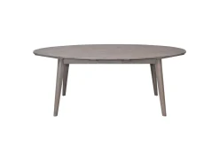Clearance Garten-Essgruppe, grau/weiß, Alu/Akazienholz, Tisch 200 x 100 cm, 6 Dining Sessel Garten-Essgruppen