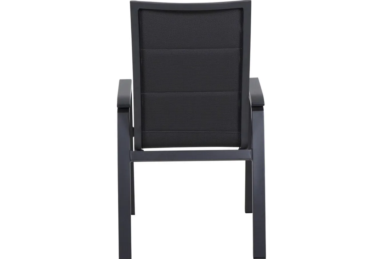 Outlet Garten-Essgruppe, anthrazit matt/grau, Alu/Glas/Textilfaser, 180/240 x 100 cm, ausziehbar, stapelbar Garten-Essgruppen