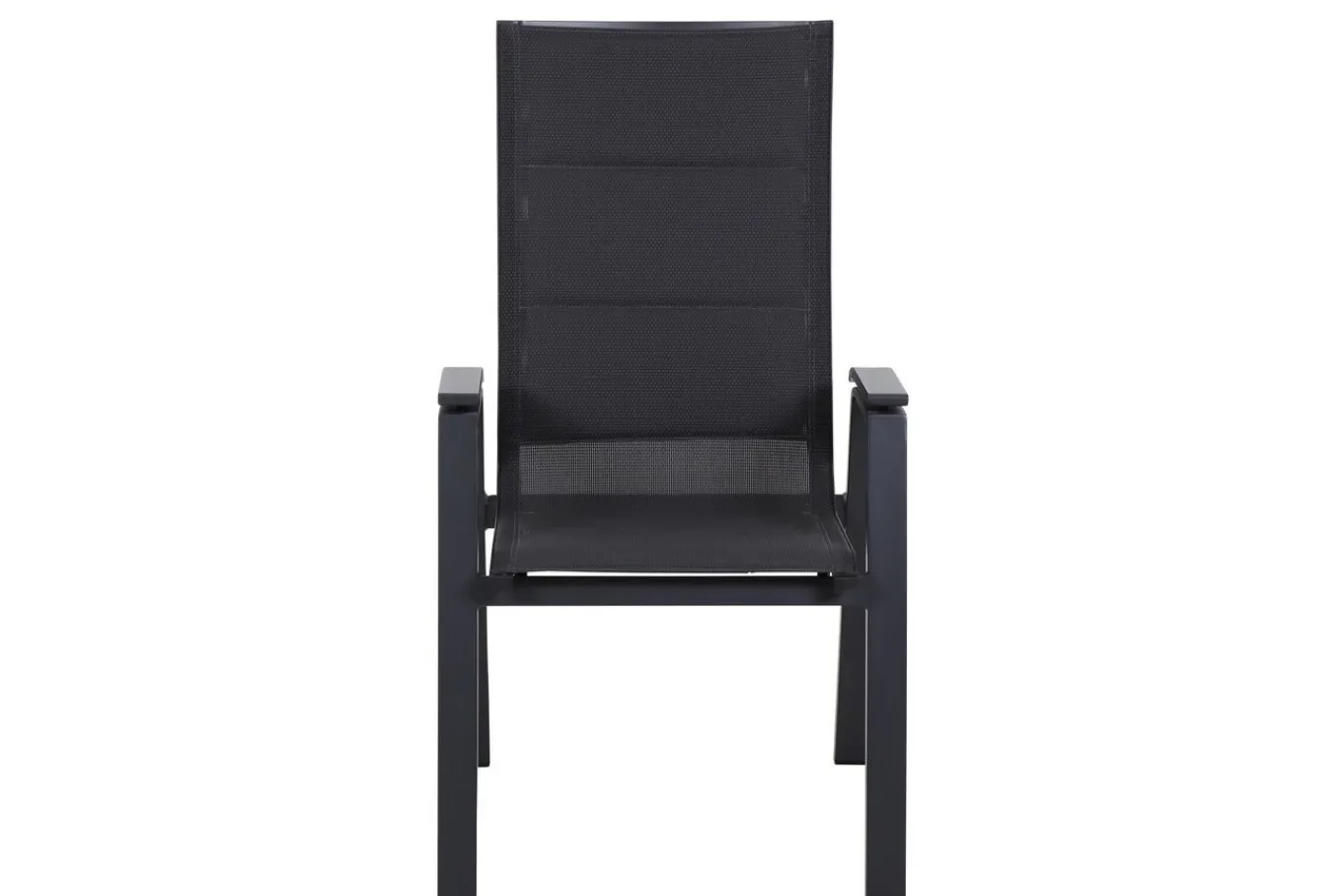 Outlet Garten-Essgruppe, anthrazit matt/grau, Alu/Glas/Textilfaser, 180/240 x 100 cm, ausziehbar, stapelbar Garten-Essgruppen