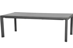 Clearance Kingston Ausziehtisch, matt graphit, Aluminium/Keramik, 220/340x108x76 cm Gartentische|Aluminium-Gartenmöbel