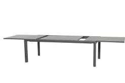 Clearance Kingston Ausziehtisch, matt graphit, Aluminium/Keramik, 220/340x108x76 cm Gartentische|Aluminium-Gartenmöbel