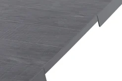 New Messina Garten-Essgruppe mit 8 Klappstühlen, anthrazit/grau, Alu/Textilene, Ausziehbarer Tisch mit Keramikplatte 200/260 x 100 cm Garten-Essgruppen|Aluminium-Gartenmöbel