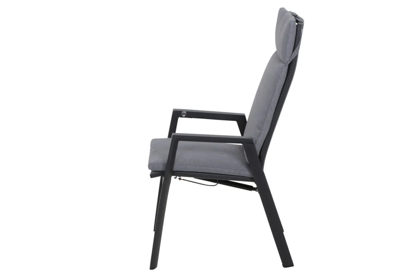 Online Messina/Velia Garten-Essgruppe, anthrazit/grau, Alu/Textilgewebe/Keramik, 200-260x100 cm, inkl. 8 Diningsessel, stufenlos verstellbar Garten-Essgruppen