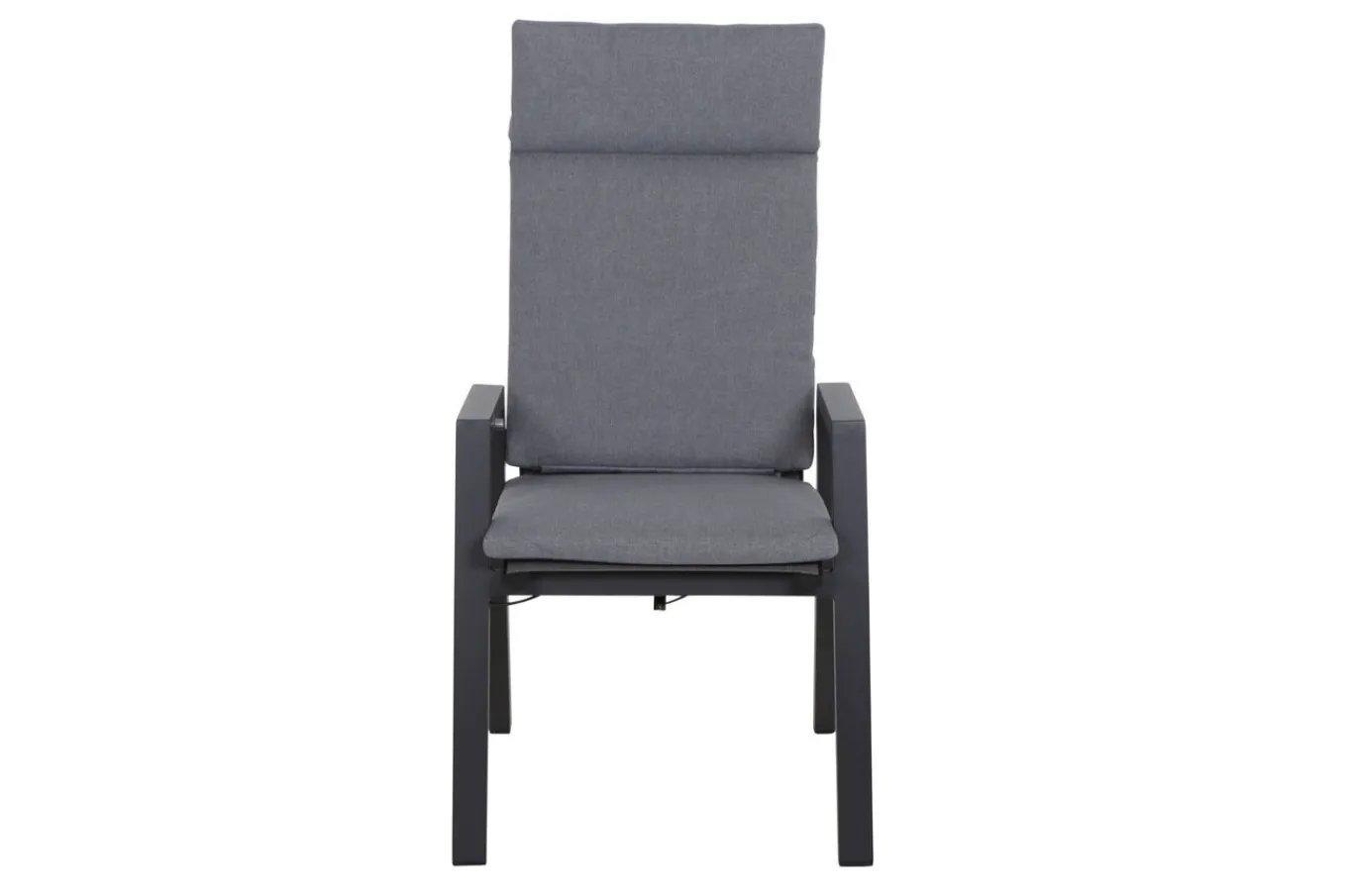 Outlet Messina/Velia Garten-Essgruppe, anthrazit/grau, Alu/Textilgewebe/Keramik, 200-260x100 cm, inkl. 6 Diningsessel, stufenlos verstellbar Garten-Essgruppen