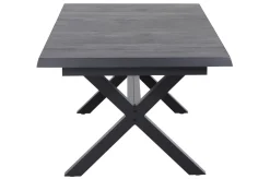 Online Messina/Velia Garten-Essgruppe, anthrazit/grau, Alu/Ranotex®-Gewebe/Keramik, 200-260 x 100 cm, inkl. 6 Diningsessel Garten-Essgruppen