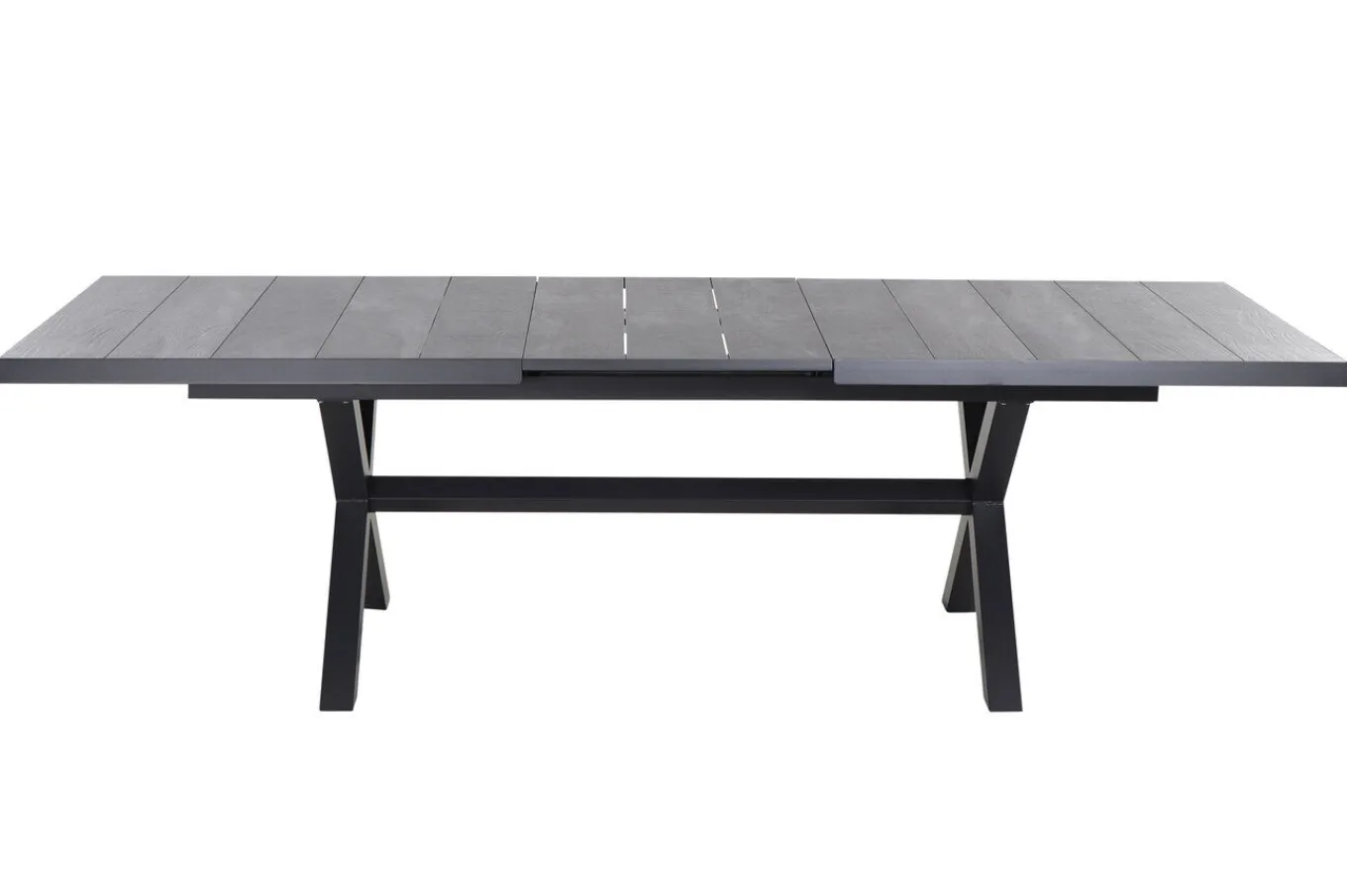 Online Messina/Velia Garten-Essgruppe, anthrazit/grau, Alu/Ranotex®-Gewebe/Keramik, 200-260 x 100 cm, inkl. 6 Diningsessel Garten-Essgruppen