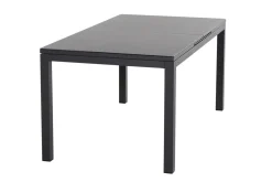 Best Miros/Corido Garten-Essgruppe, anthrazit/charcoal, Alu/Gardino®-Geflecht, Ausziehtisch 180/240x90 cm, 6 Sessel Garten-Essgruppen|Aluminium-Gartenmöbel
