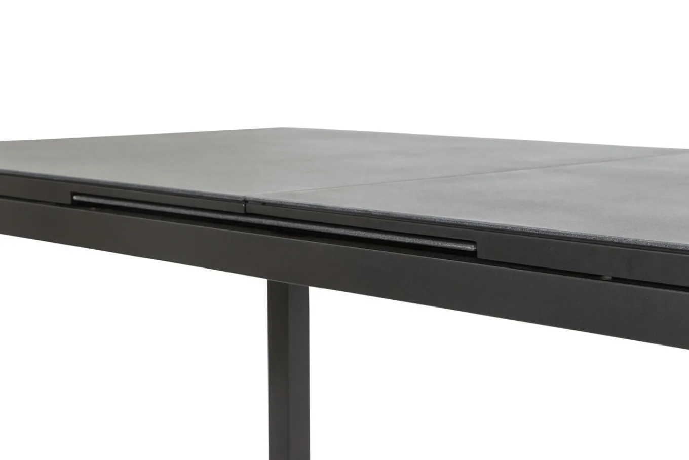 Online Miros Esstisch, anthrazit, Alu/Spraystone, 180/240x90 cm Gartentische