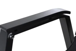 Clearance Miros/Milano Garten-Essgruppe, anthrazit, Alu/Ranotex-Gewebe, Ausziehtisch 180/240x90cm, 6 Stapelsessel Aluminium-Gartenmöbel