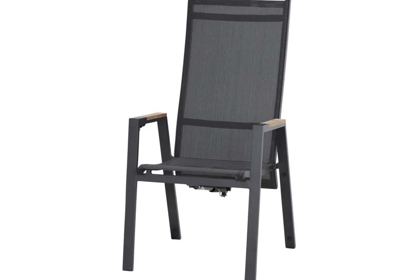 Sale Miros/Savona Move Garten-Essgruppe, Anthrazit, Alu/Textilene, Ausziehtisch 180/240x90 cm, 6 Stapelsessel Garten-Essgruppen|Aluminium-Gartenmöbel