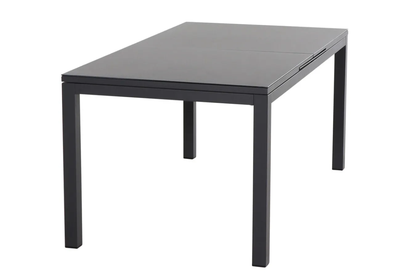 Clearance Miros/Valencia Garten-Essgruppe, anthrazit/grau, Aluminium, Ausziehtisch 180/240 x 90 cm, 6x verstellbare Sessel Garten-Essgruppen