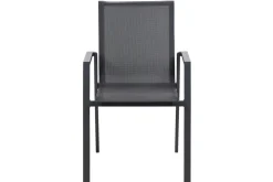 Sale Reno Stapelsessel, Anthrazit, Aluminium, 65x56x88 cm, Pflegeleicht, Stapelbar Aluminium-Gartenmöbel|Gartenstühle & Gartensessel