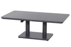 Sale Roma Lifttisch, Anthrazit, Alu/Gesinterter Stein, 140 x 80 cm, höhenverstellbar Gartentische|Aluminium-Gartenmöbel