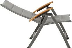 Online Savin XL Klappsessel, graphit/grau, Aluminium/Texfabric Aluminium-Gartenmöbel|Gartenstühle & Gartensessel