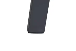 Discount Savona Move Stapelsessel, anthrazit matt, Alu/Ranotex, 73 x 60 x 113 cm, mit Teak-Armlehnen, verstellbar Gartenstühle & Gartensessel