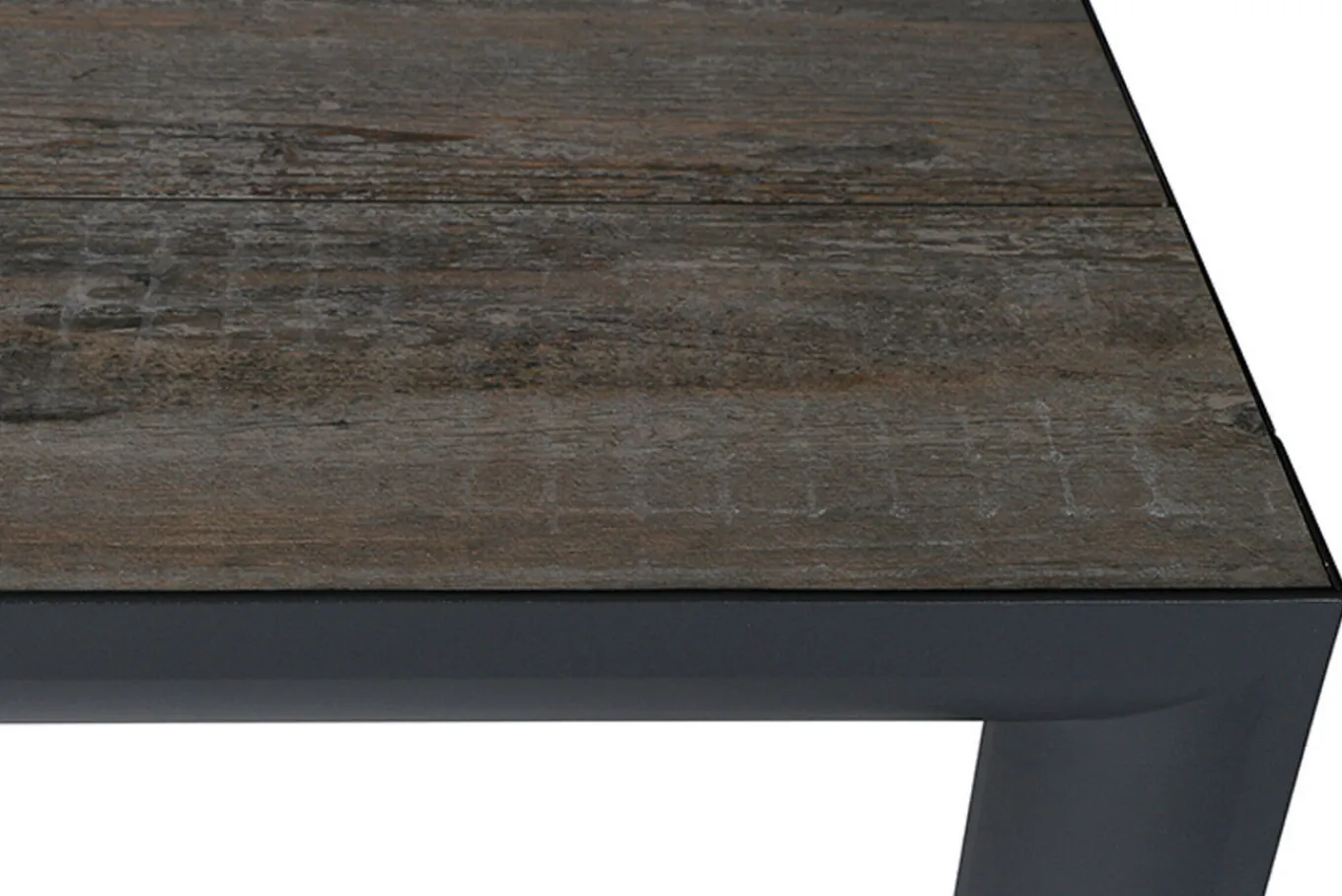 Best Silva Diningtisch, anthrazit/washed grey, Alu/Keramik, 220x100cm Gartentische