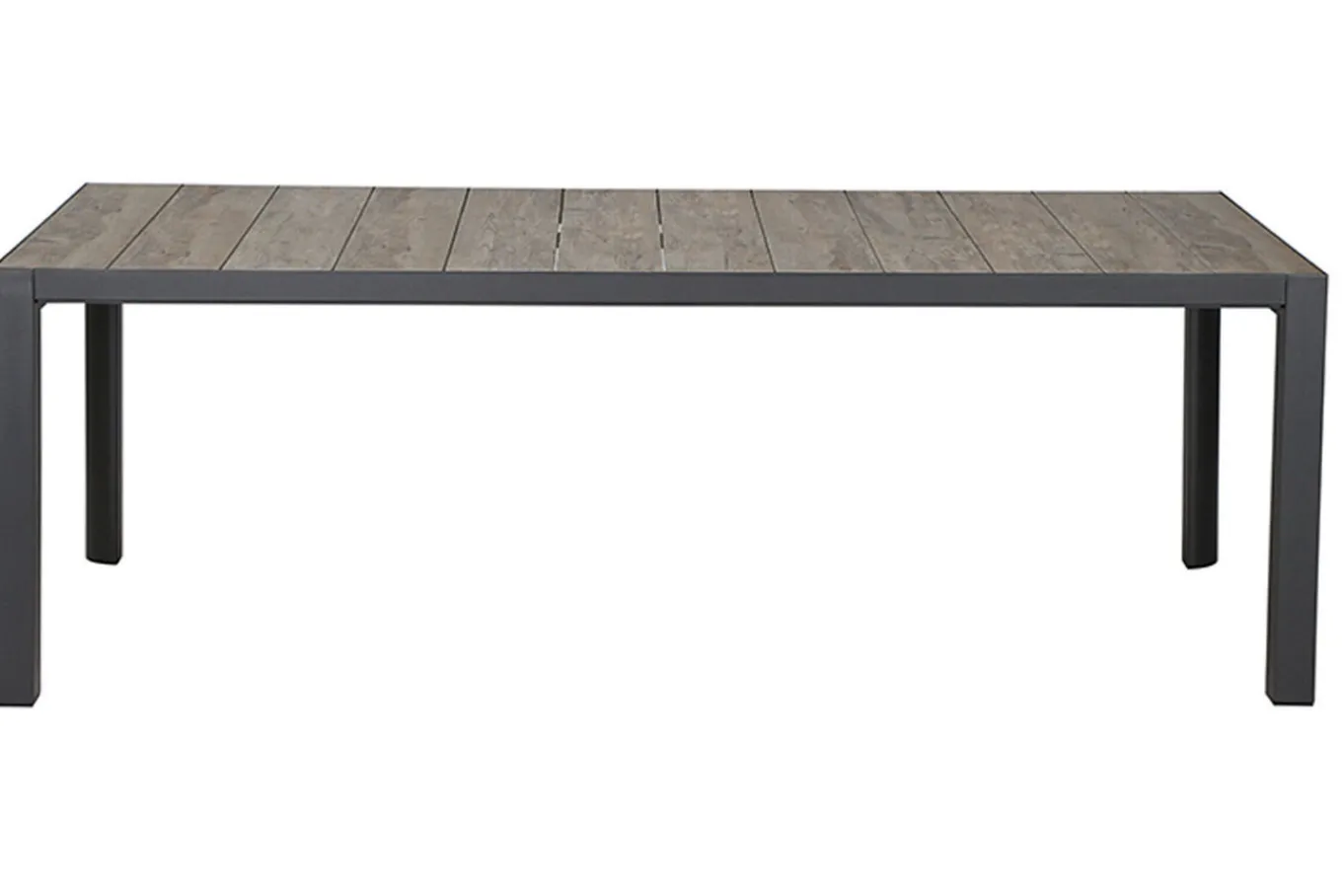 Best Silva Diningtisch, anthrazit/washed grey, Alu/Keramik, 220x100cm Gartentische