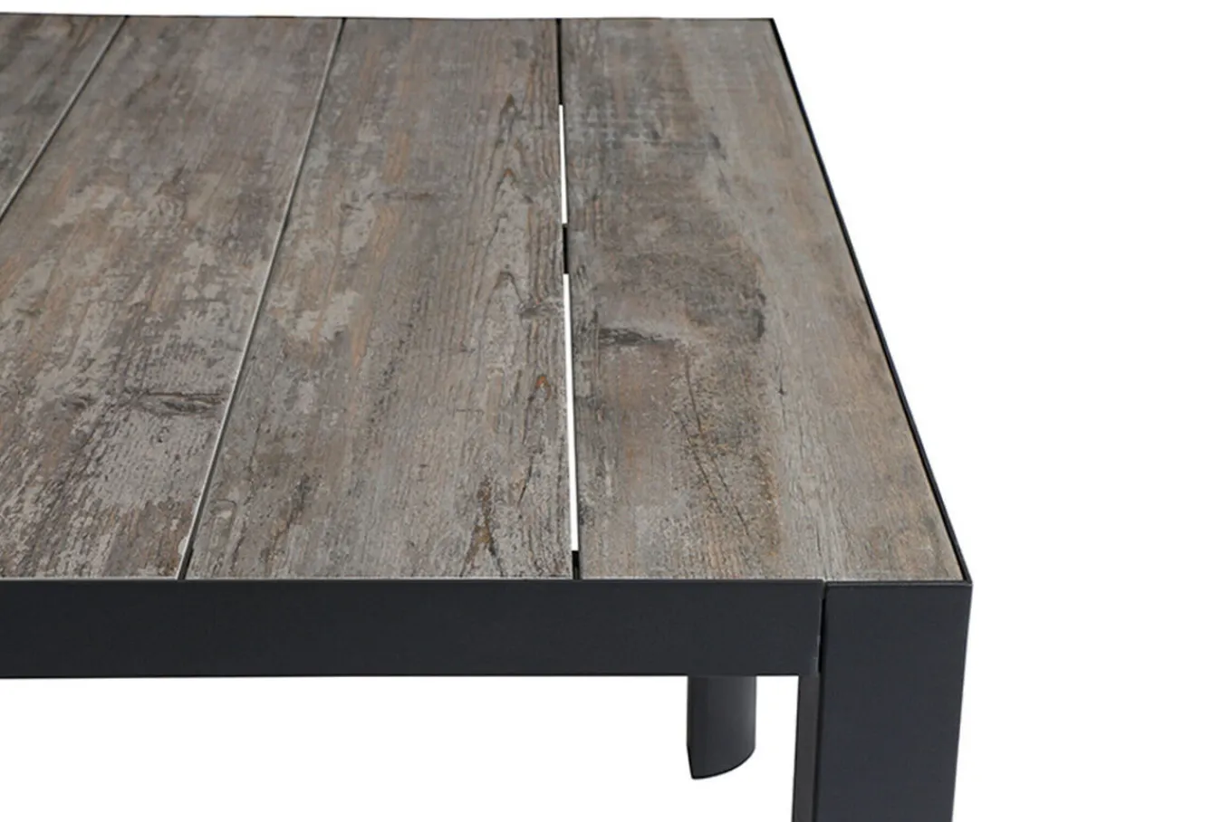 Best Silva Diningtisch, anthrazit/washed grey, Alu/Keramik, 220x100cm Gartentische