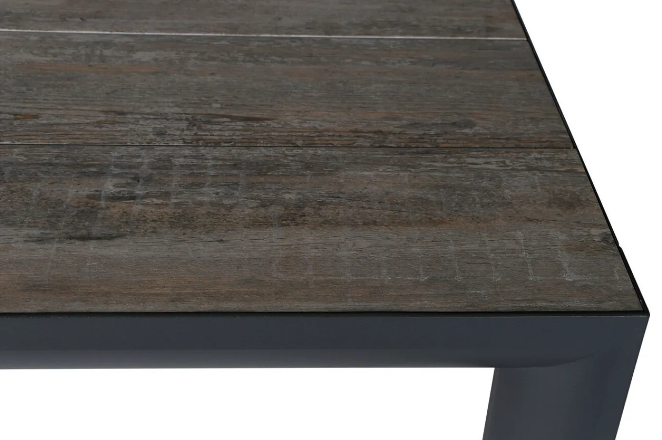 New Silva Esstisch, anthrazit/grau, Alu/Keramik, 140x90 cm Gartentische