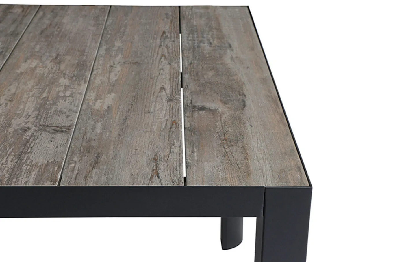 Best Silva Garten-Essgruppe mit 6 Klappstühlen, anthrazit/grau, Alu/Textilene, Tisch mit Keramikplatte 180 x 100 cm Garten-Essgruppen|Aluminium-Gartenmöbel