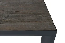 New Silva/Valencia Garten-Essgruppe, anthrazit/grau, Alu/Textilgewebe/Keramik, 183 x 100cm, inkl. 6 Diningsessel, stufenlos verstellbar Garten-Essgruppen|Aluminium-Gartenmöbel