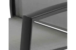 Discount Silva/Velia Garten-Essgruppe, anthrazit/grau, Alu/Ranotex®-Gewebe/Keramik, 140 x 90cm, inkl. 4 Diningsessel Garten-Essgruppen|Aluminium-Gartenmöbel