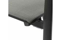 Outlet Silva/Velia Garten-Essgruppe, anthrazit/grau, Alu/Ranotex®-Gewebe/Keramik, 160 x 90cm, inkl. 4 Diningsessel Garten-Essgruppen