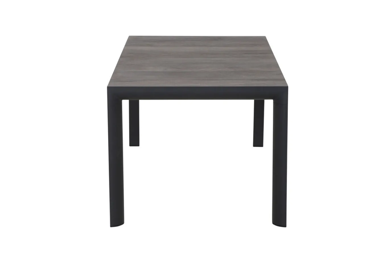 New Silva/Velia Garten-Essgruppe, anthrazit/grau, Alu/Ranotex®-Gewebe/Keramik, 160 x 90cm, inkl. 6 Diningsessel Garten-Essgruppen