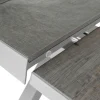Best Sincro Ausziehtisch, matt weiß-grau/washed grey, Alu/Keramik, 200/260x100 cm, synchroner Auszugsmechanismus Gartentische|Aluminium-Gartenmöbel