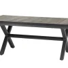 Sale Sincro/Corido Garten-Essgruppe, anthrazit/grau, Alu/Geflecht/Keramik, 200/260 x 100 cm, inkl. 8 Diningsessel Garten-Essgruppen